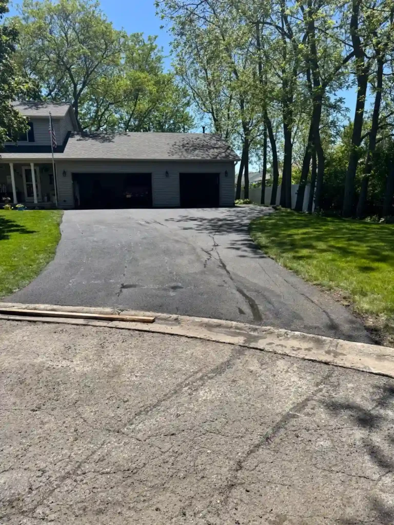 residential paving Stahl St Somonauk IL